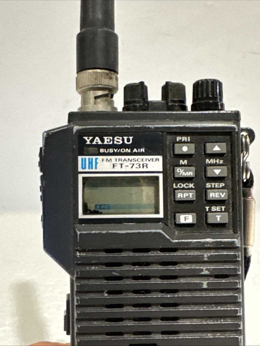 Yaesu FT-73R UHF FM Transceiver w/ FTT-4 DTMF Keypad Untested | eBay