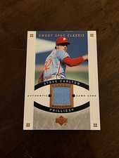 2005 Upper Deck Sweet Spot Classic Classic Materials Steve Carlton #CM-SC (MEM)