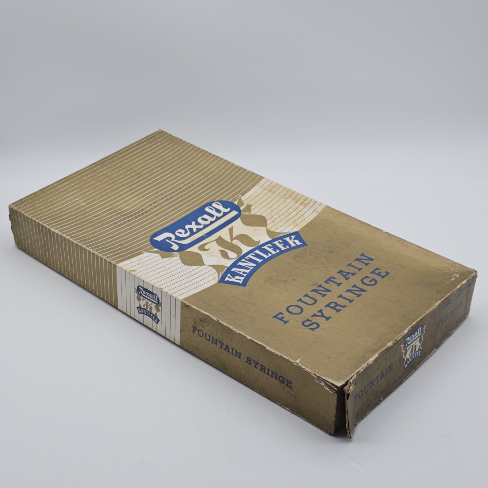 Vintage Rexall Kantleek Red Fountain Syringe Enema 2 Quart Capacity MCM Medical