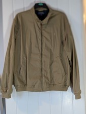 Polo Ralph Lauren Men Chino Jacket Luxury Tan Lightweight Fashion L