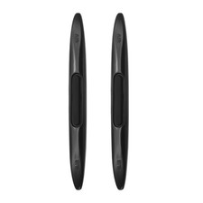 2pcs Car Door Edge Guards Anti-Collision Side Door Edge Protector Trim, Black
