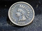 1859 Indian Head Cent VG