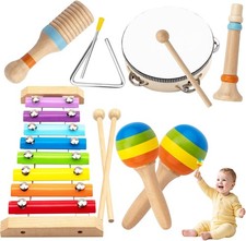 Montessori Toys for 1 Year Old, 6 Types Musical Instruments for Toddlers 1-3,...