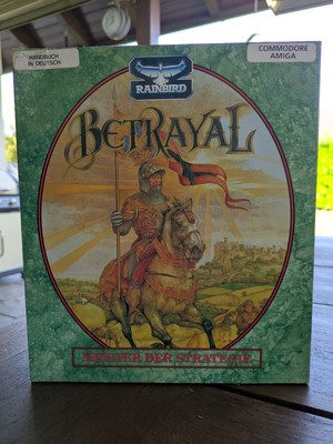 Betrayal Meister Der Strategie Commodore / Amiga Big Box Sammlerzustand