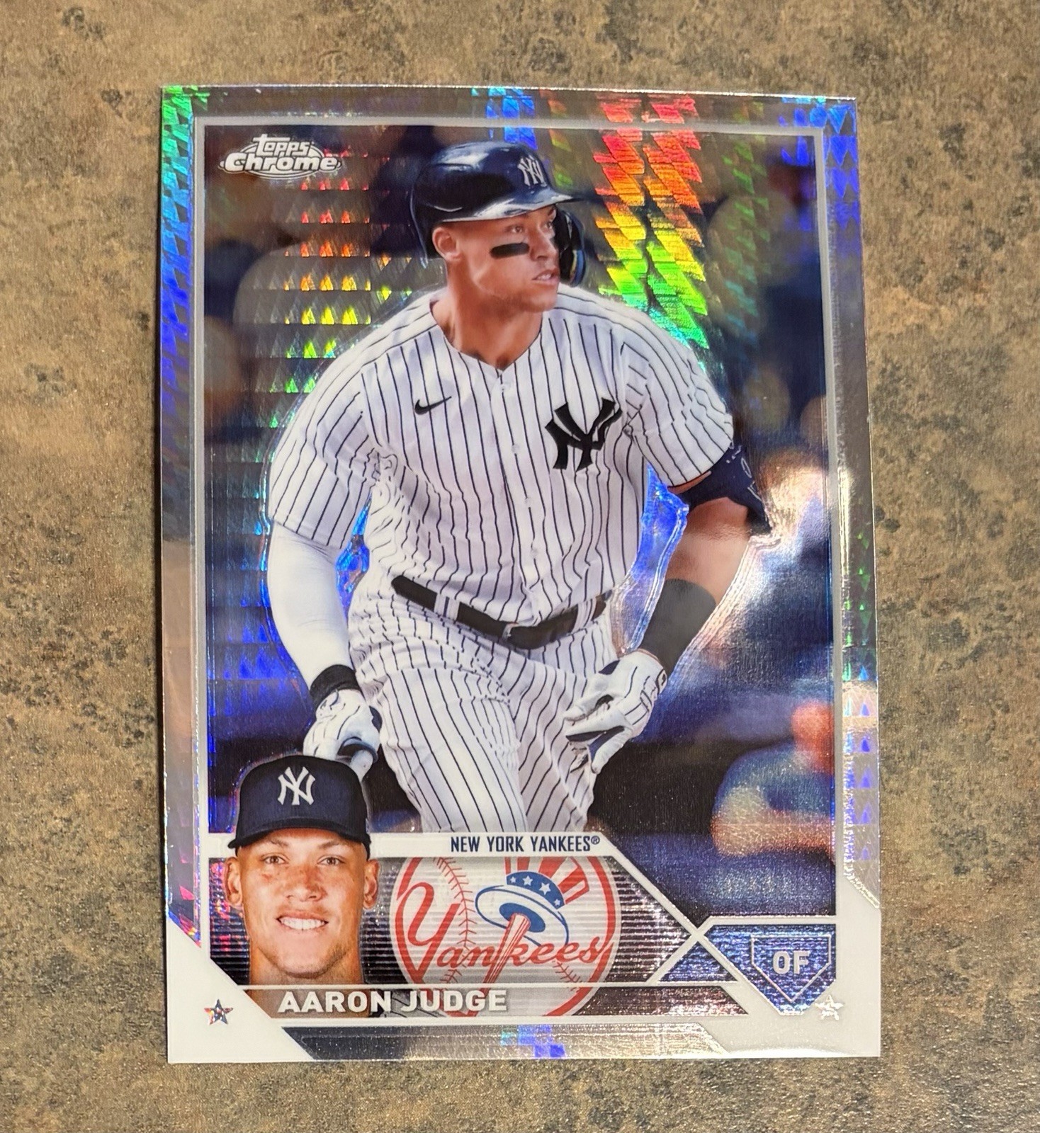 Aaron Judge 2023 Topps Chrome Prism Refractor #62