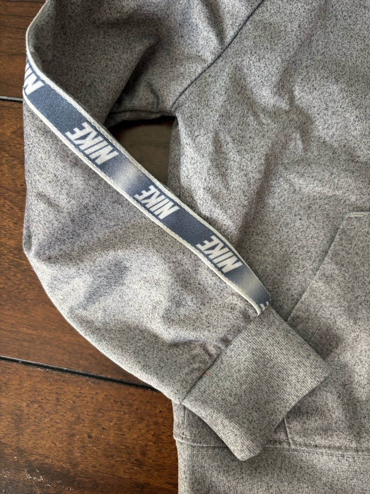 NIKE Boys 2 Piece Set Full Zip Jacket & Pants Size 2T Gray w/Blue