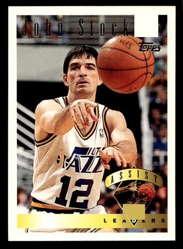 John Stockton #16 1995 Topps card