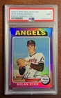 1975 Topps Nolan Ryan🚂REFRACTOR🌈PSA 9🚨MINT💎CENTERED🎯Stunning🌟1999 Insert