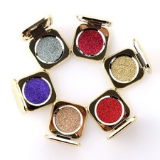 Women Eyeshadow Palette Shimmer Cosmetics Halloween Trendy Glitter With Mirror