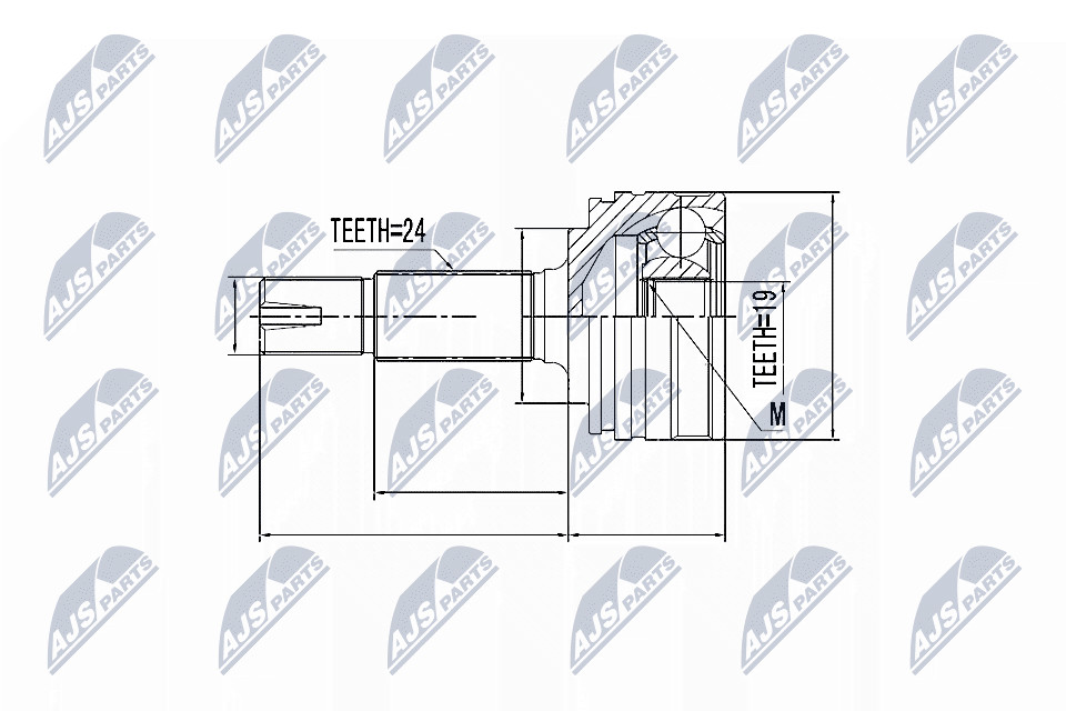 N.T.Y. NPZ-TY-083.NTY Joint Kit, drive shaft for CITROËN,PEUGEOT,TOYOTA - Image 4