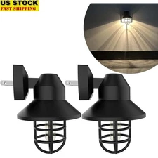 Vintage Dusk to Dawn Night Light Rustic Plug-In Home Decor Automatic Lighting US