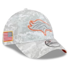 Denver Broncos New Era Salute To Service NFL Sideline 39THIRTY Hat Mens Cap Camo