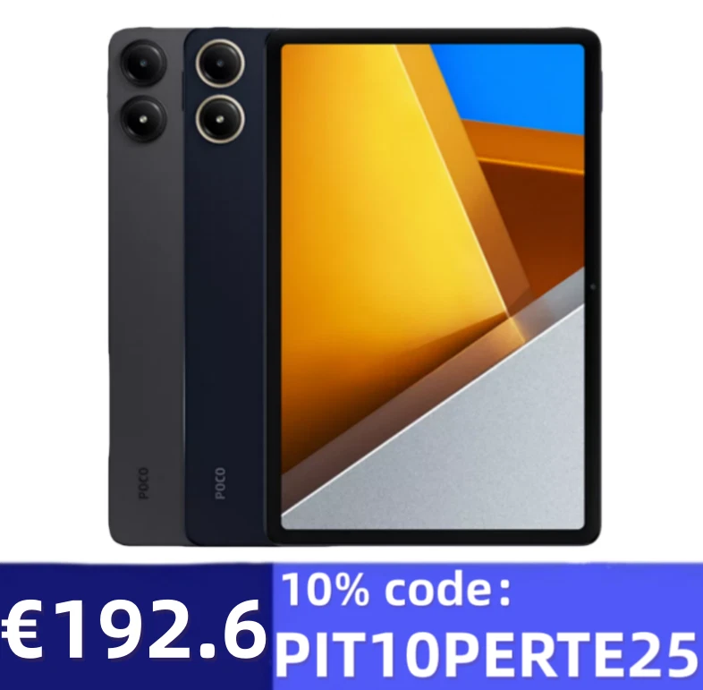 Xiaomi POCO Pad 8GB 256GB 12.1" LCD WIFI Tablet Snapdragon 7s Gen 2 10000mAh EU - Immagine 3 di 4