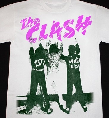 The Clash Band Men T-shirt White Unisex Cotton All Sizes AD414