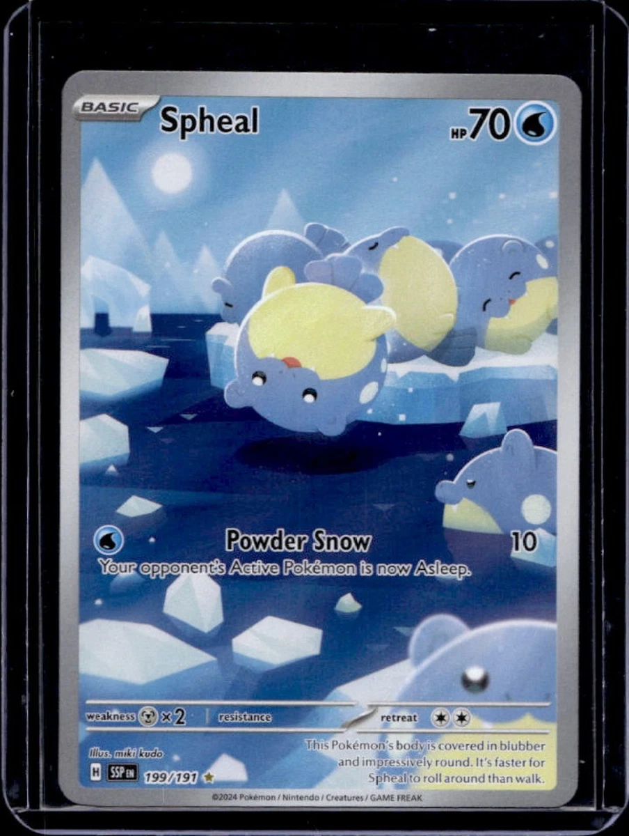pokemon card spheal Amazon.com: Pokemon - Spheal 199/191 - Surging Sparks
