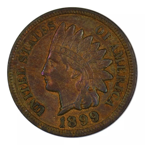 1899 Indian Head Cent Extra Fine Condition