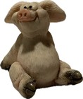 Piggin Stuffed 1997 David Corbridge Handmade Collectable Figurine