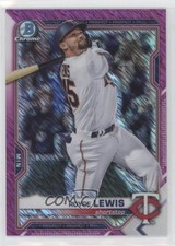 2021 Bowman Chrome Prospects Fuchsia Shimmer Refractor /199 Royce Lewis gh4