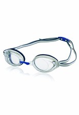 Speedo Unisex-Adult Swim Goggles Vanquisher 2.0 One Size, White