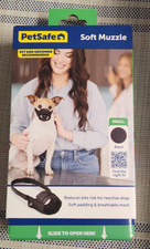 PetSafe Soft Muzzle -Small Breeds- Black Padded for Comfort Adjustable New