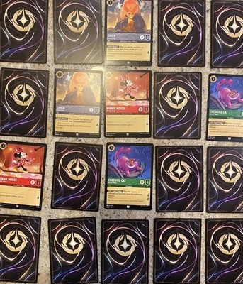 Unoffical Custom Disney Lorcana The First Chapter EN 1 Memory Card Game