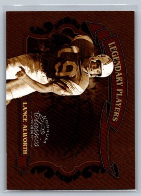 Lance Alworth LP-8 2006 Donruss Classics #/250 Legendary Players Silver Chargers