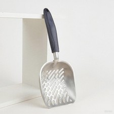 Navy Handle Giant Metal cat Litter Scoop Stainless Steel Oblique Hole Litter ...