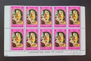 Cayman Islands 1969 Christmas ¼c Sc 245. SG 254 Pink Harrison & Sons BK 10 MNH