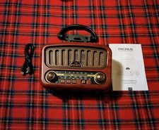 Prunus J-180 Portable Radio "TESTED WORKS" with Everything