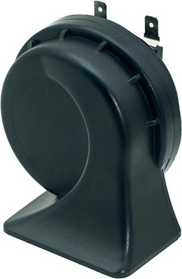 Car Horn 12V Low Tone 410Hz, Loud Waterproof Electric Single Bass Pitch Horn, 12