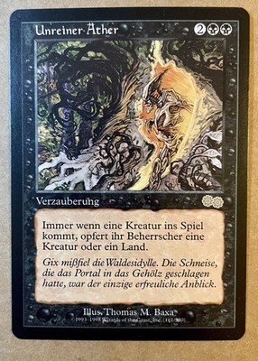 MTG Unreiner Äther / Tainted Aether Urza s Saga Deutsch EX 161/350