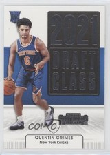 2021-22 Panini Contenders 2021 Draft Class Contenders Quentin Grimes #25 0qr0