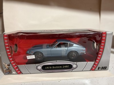 1/18スケール　1970 DATSUN240Z ROAD SIGNATURE 1970 DATSUN 240 Z BLUE 1/18 SCALE VINTAGE NIB | eBay