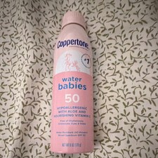 Coppertone Water Babies Sunscreen Spray SPF 50 Hypoallergenic Aloe 6 oz