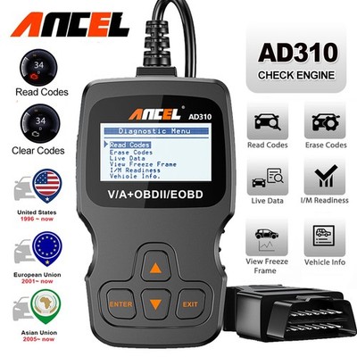 ANCEL AD310 Profi KFZ OBD2 Diagnosegerät Auto Scanner Fehler Auslesegerät