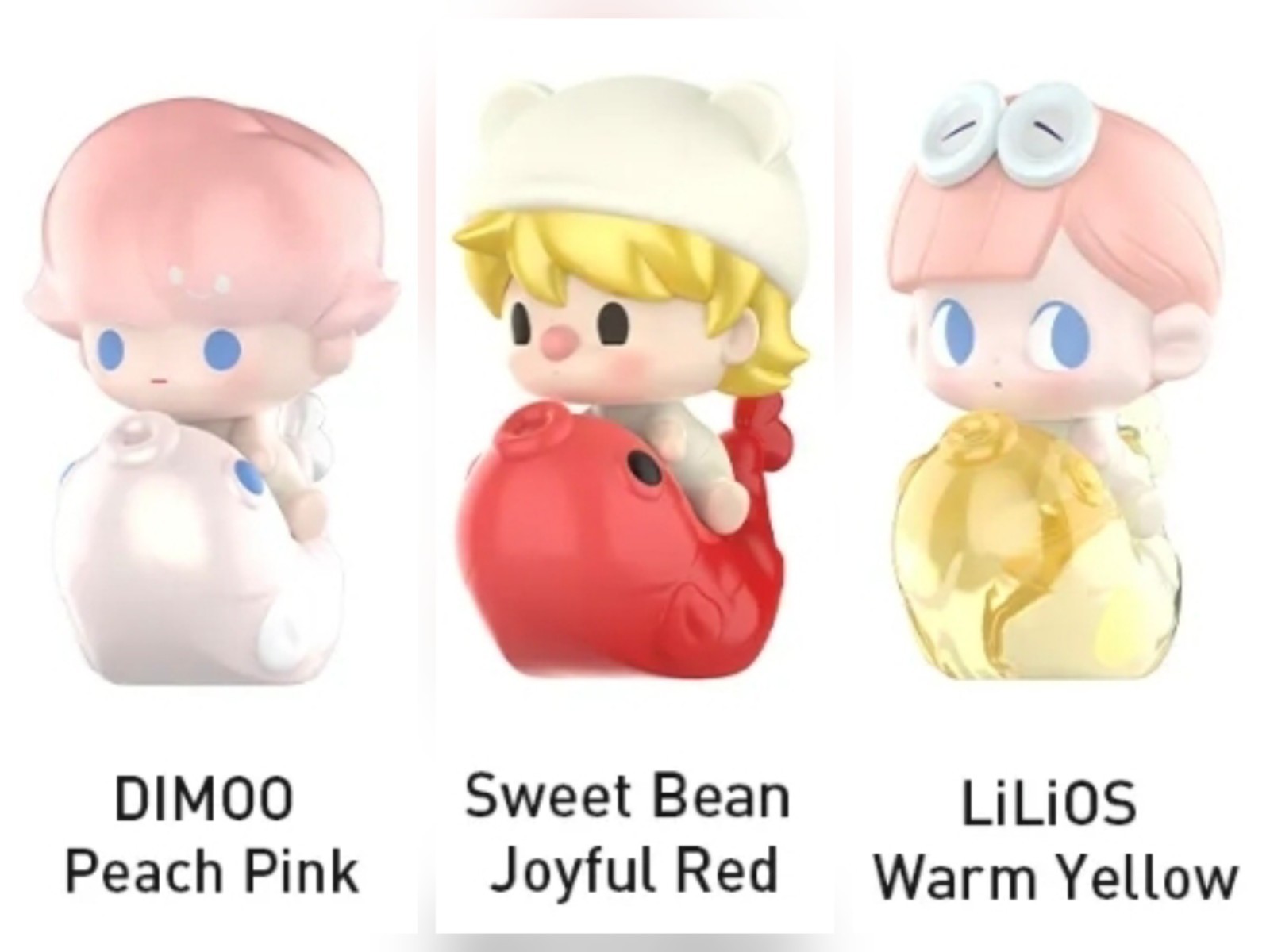 POPMART POP BEAN Lucky Charm Series Koi Fish, SET OF 3