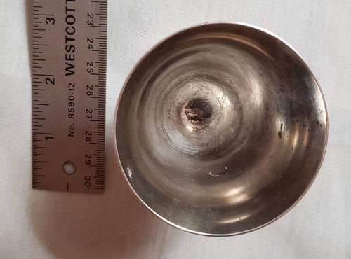 Homan EP-NS 014 Silver Plated Miniature Cordial Cup 4" Tall Base Round 2.5" Dia - Picture 3 of 5