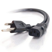 C2G Universal Power Cord, Computer Extension Cord with 16 AWG Power Cord, 8 Foot
