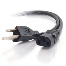 C2G Universal Power Cord, Computer Extension Cord with 16 AWG Power Cord, 8 Foot