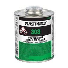 Plasti-Weld 303 PVC Cement Regular Clear 16 o...