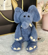 Jellycat Tiny Junglie Elephant ~ Super Rare Vintage Retired ~ Tags Are Worn