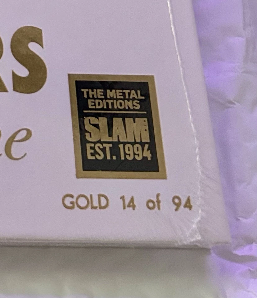 SLAM GOLD METAL: THE TOP 500 NBA PLAYERS OF ALL TIME (/94) IN HAND-Ready 2 Ship! - Image 2 of 4