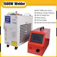 1500W 4 in 1 Laser Welding Cutting Cleaning Machine SUP23T Auto Wire Feeder US