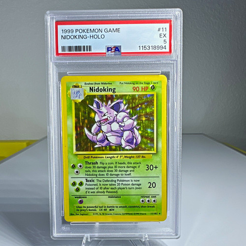 Nidoking graded PSA 5 for sale on eBay