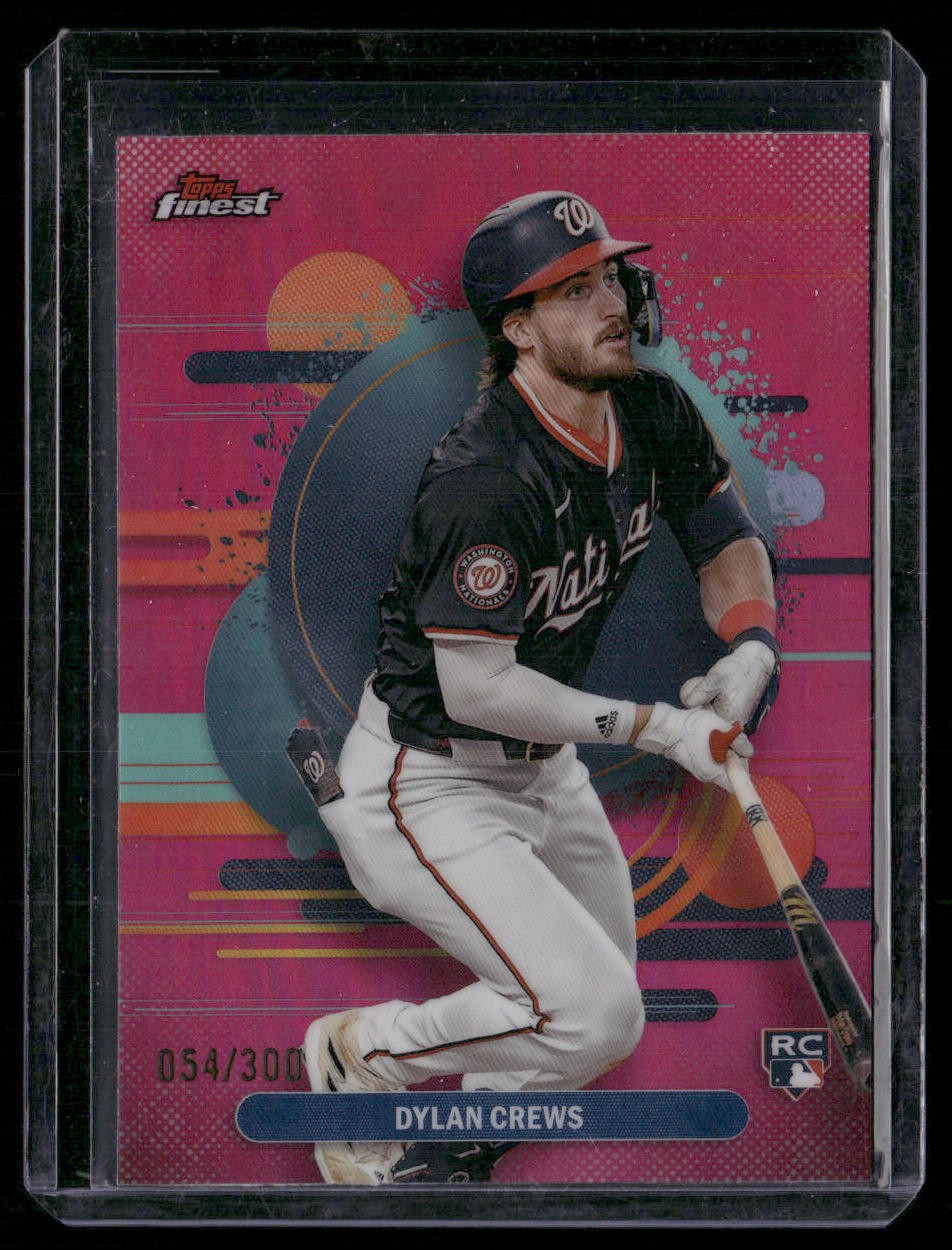 2025 Finest #125 Dylan Crews Rookie Magenta Refractor #/300