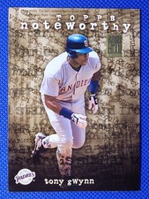 2001 Topps Noteworthy Tony Gwynn #TN18 Padres HOF - 10+ Items Ship FREE!