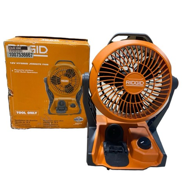 #ad RIDGID 18V Cordless Hybrid Jobsite Fan Tool Only R860721 $57.75
