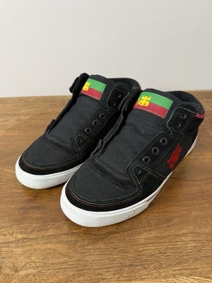 Ipath Kenny Reed Mid Size 10 Rasta Black Suede Skate Shoes No Laces EUC
