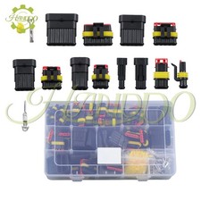 800Pcs,50 Sets Waterproof Automotive Electrical Wire Connectors Plug Kit 1-6 Pin