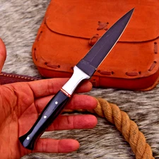 Best Handmade Fix Blade Double edge Dagger knife Boot Hunting Tactical Sports